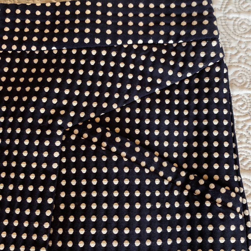 Front pleat polka dot skirt - Picture 2 of 6